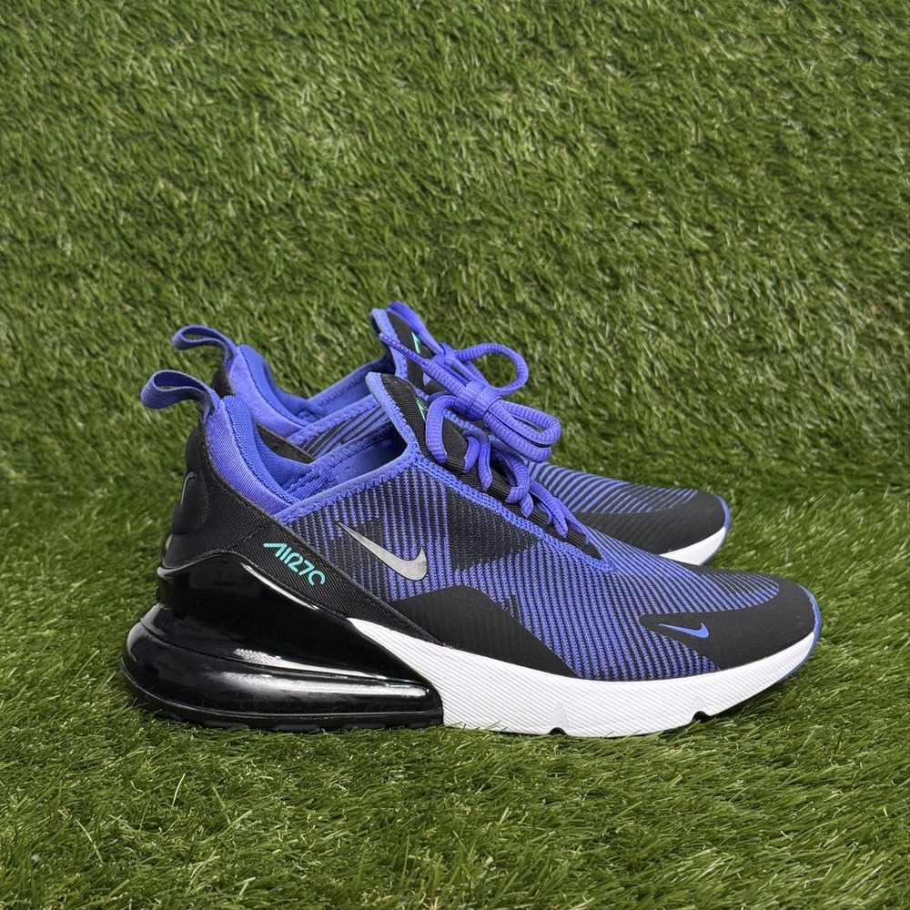 Nike Air Max 270 GS NBY Black Purple Shoes AR0301-500 Size 6Y/ Womens Size 7.5